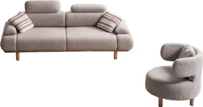 Produktbild von Sofa Polstergarnitur Sessel Wohnzimmergarnitur Sofas Couchgarnitur Sitzgarnitur