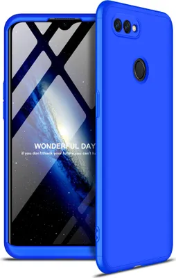 Produktbild von Für OPPO A12 Handyhülle 360 Grad Full Protection Fall blau