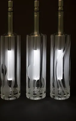 Produktbild von LED Flaschenleuchte "Bottlelight" 850 (Weiß) Batteriebetrieb
