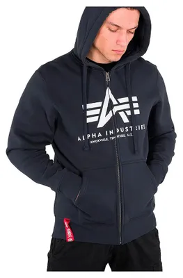Produktbild von Alpha Industries Herren Basic Zip Hoody Kapuzensweat Für Kapuzenpullover, Rep.Bl