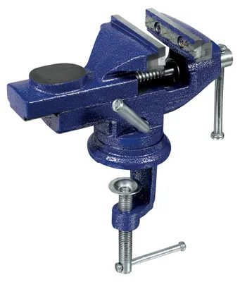 Bankschroef, 360° drehbar, Backenbreite 60 mm, Spannweite 70 mm