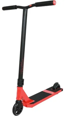 Produktbild von NKD Rally Stunt Scooter, roter Freestyle-Stunt-Scooter mit HIC-Kompressions-110-mm-Aluminiumkernrädern und 85 cm Gesamthöhe