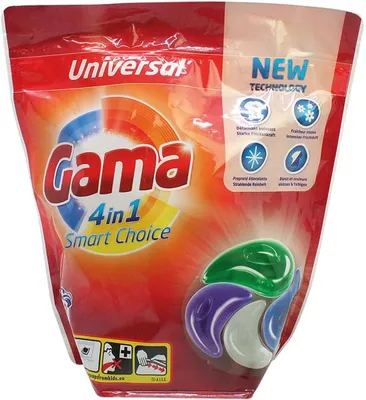 Produktbild von Gama Universalkapseln für Wäsche, 18 Stück