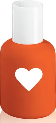 Produktbild von ASA beauty for you Vase Herz orange 12,5cm
