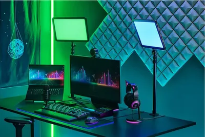 Produktbild von Razer Key Light Chroma Streaming-Beleuchtung, Schwarz