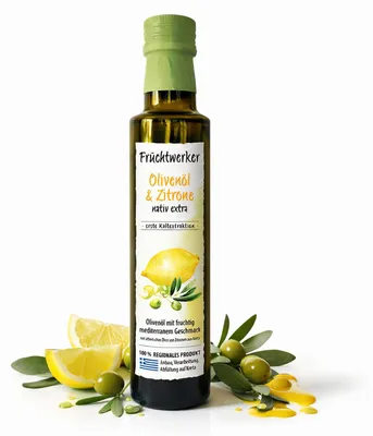 Produktbild von Fruchtwerker Olivenöl + Zitrone 250ml