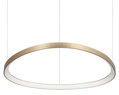 Immagine prodotto di Lampada a Sospensione Gemini LED 56W Luce Naturale Ottone Regolabile Ideal Lux