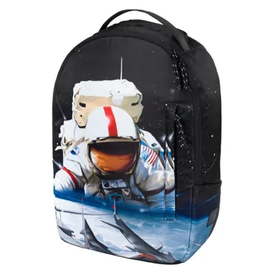 Produktbild von Baagl Rucksack Daypack Teenager Studenten Tagesrucksack Laptop Rucksack (Cosmonaut)