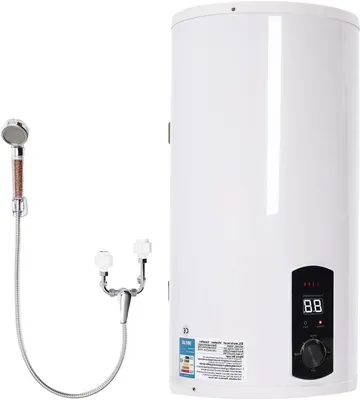 Productafbeelding van Elektrische Boiler - Warmwaterketel - Direct Warm Water - Digitaal LED Display - 45 Liter - Wit