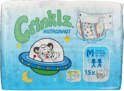 Produktbild von CRINKLZ Astronaut Windeln M 15St PZN 14216755