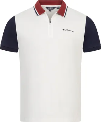 Produktbild von M|BEN SHERMAN Classic Herren Polo-Shirt 0076371-SNOWWHITE