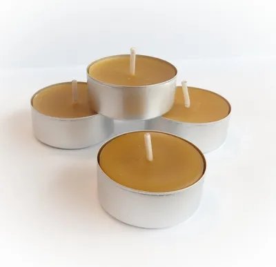 Immagine prodotto di Candela da tè in cera d'api 3,5 cm, profumo naturale