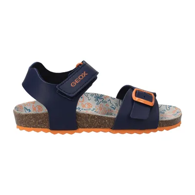Image de GEOX Sandales GHITA, cuir lisse, bleu, enfants