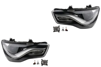 Zdjęcie produktu dla Johns, zestaw reflektorów ksenonowych pasujący do Audi A1 8X 10-14 D3S + przeciwmgielne. + żarówka 8X0941043 8X0941029M 8X0941029J 8X0941044 8X0941030M 8X0941030