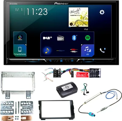 Produktbild von Pioneer SPH-DA230DAB CarPlay DAB+ Android Auto Einbauset für Kia Cee'd ED