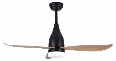 Produktbild von Deckenventilator mit Lampe EDM 33815 Kattegat Schwarz 15 W 18 W 2190 Lm