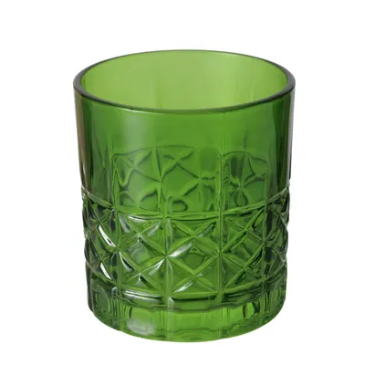 Zdjęcie produktu dla Zielona szklanka WHISKEY, 9 cm