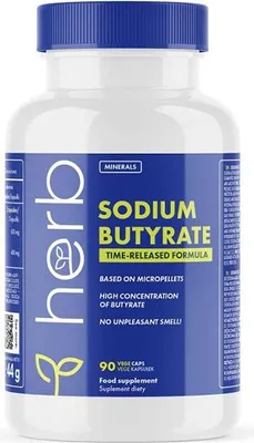 Produktbild von Natriumbutyrat 300 mg 90 Kapseln Herb