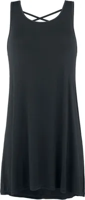 Produktbild von Black Premium by EMP Damen schwarzes Kleid mit Schnürung L