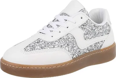 Produktbild von Ital-Design Damen Freizeitschuhe  Lederoptik, Synthetikoptik Sneakers Low 88519192 Weiß Gr.  41
