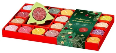 Productafbeelding van Der duftkerzen-Adventskalender met keramikleuchter
