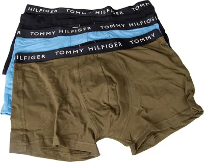 Immagine prodotto di Confezione 3 boxer uomo tripack underwear TH TOMMY HILFIGER articolo UM0UM01565 3P TRUNK PRINT, size M / IN 32-34 / cm.81-86, Cotone 95%,Spandex 5%