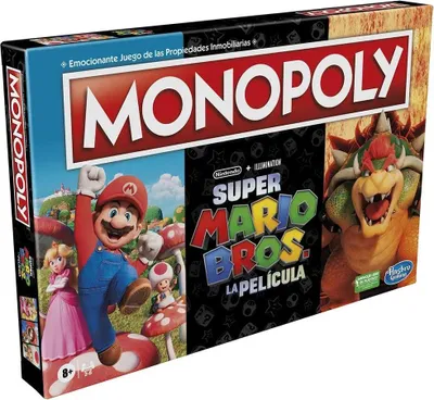 Produktbild von Hasbro Super Mario Bros Monopoly Das Film-brettspiel Golden Kinder Golden One Size