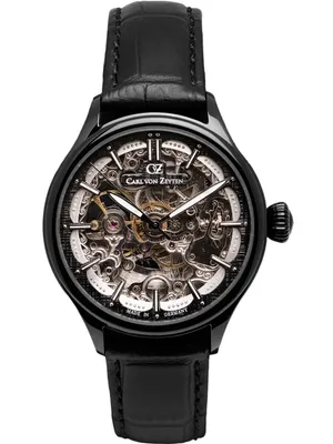 Produktbild von Carl von Zeyten CVZ0072BBKS Horbach Damenuhr Automatik 38mm 3ATM