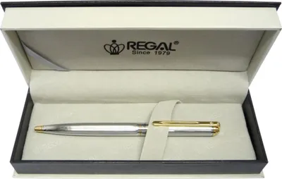 Obrázek produktu pro Kuličkové pero Regal Harmonia stříbrná - 22008B