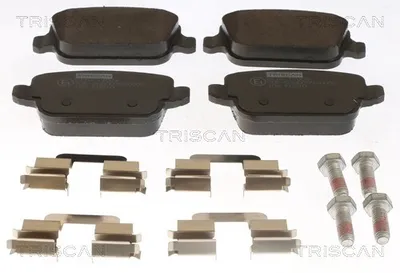 Produktbild von TRISCAN 8110 17024 Bremsbeläge Satz Hinten Bremsklötze für FORD MONDEO IV Turnier (BA7) Focus II Schrägheck (DA, HCP, DP) S-MAX (WA6) GALAXY (WA6)