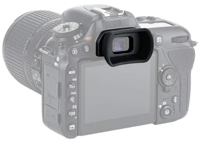 Produktbild von Große Augenmuschel Silikon Sucher für Nikon D7000-Serie D3000-Serie – D7000 Serie/ D5200/ D3000 Serie/D750/D610/D600 usw