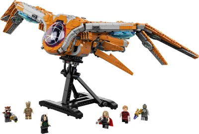 Obrázok produktu pre Zberate?ská stavebnica LEGO Marvel: Lo? Strážcov 76193 s bojovým vesmírnym plavidlom z filmov Strážcovia galaxie a Avengers od Marvelu, ktorá obsahuje 6 minifigúrok vrátane Star-Lorda a Thora (1 902 dielikov)