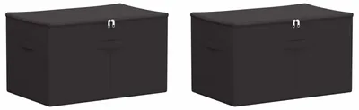 Immagine prodotto di vidaXL Contenitore 2 pezzi antracite 60 x 43 x 35 cm in tessuto non tessuto