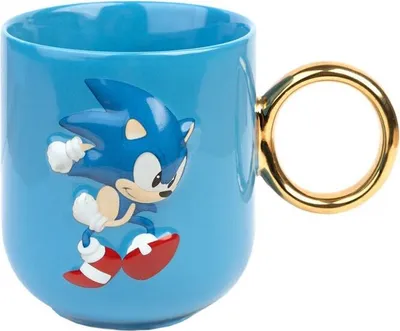 Immagine prodotto di Tazza 3D Sonic The Hedgehog, capacità 350 ml