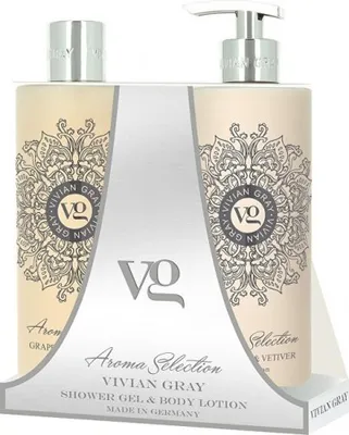 Produktbild von VIVIAN GRAY 2033 Aroma Selection Duschgel & Body Lotion Grapefruit & Vetiver (1000 ml)