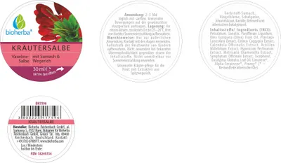 Produktbild von Bioherba Kräutersalbe Vaseline-Salbe mit Sumach und Wegerich 30 ml