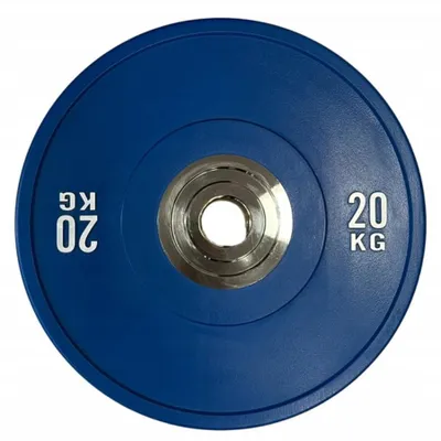 Obrázek produktu pro Olympijské závaží 20 KG bumper PRO 20 KG modré STRENGTHENED