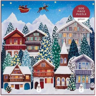 Produktbild von Yuletide Village 500 Piece Puzzle