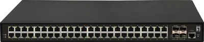 Zdjęcie produktu dla Przełącznik Level One GTL-5291 LevelOne 48x GE GTL-5291 4x10GSFP+19"