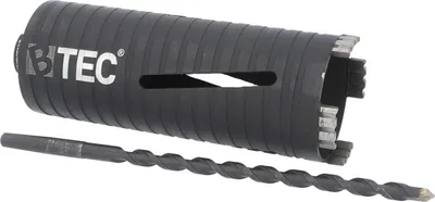 Produktbild von Diamant Bohrkrone NEXT GENERATION M16 Ø 82 mm mit Zentrierbohrer Nutzlänge 180 mm Segmenthöhe 10 mm Beton Mauerwerk Poroton Ziegel Porenbeton Tonrohr