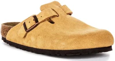 Produktbild von Birkenstock Boston Bs In Lattee | Regular Fit – 7 UK - 40 EU - 9/9.5F & 7/7.5M US / Lattee