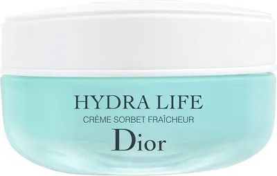 Immagine prodotto di Dior Hydra Life Crema Sorbetto Idratazione Fresca 50ml Una crema idratante rinfrescante per una pelle idratata