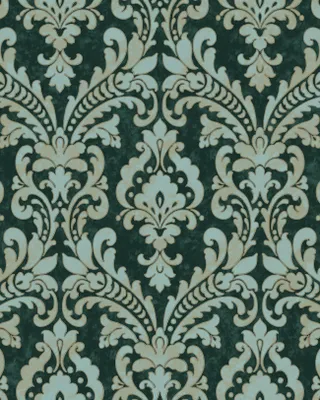 Produktbild von Profhome VD219174-DI Barock Tapete Barock grün pastell-türkis elfenbein 5,33 m2