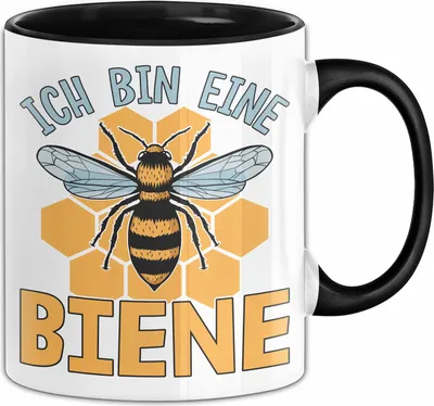 Produktbild von Imker Tasse Geschenk Ich Bin Eine Biene Geschenkidee Bienen-Liebhaberin (Schwarz)