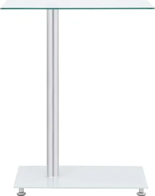 Obrázek produktu pro vidaXL Boční stolek U-Form Transparent 45x30x58 cm Tvrzené sklo