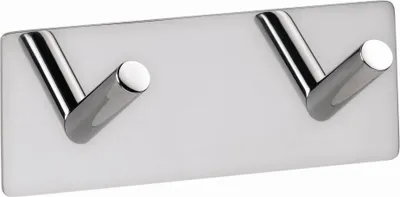 Produktbild von BEASY Kleiderhaken Edelstahl Poliert 38x115x45 mm für Bad & Küche >> zum Kleben