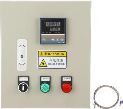 Produktbild von PID-Temperaturregler mit K-Thermoelement, digitale Thermostat-Steuerbox, 380 V AC, 3-phasig, 15 kW