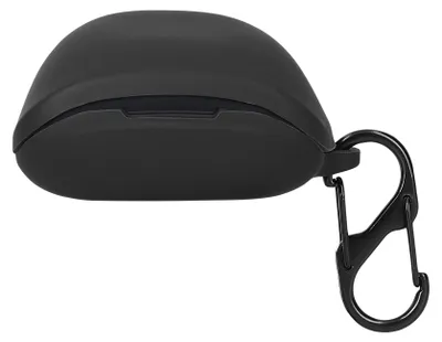 Produktbild von kwmobile Schutzhülle für ASUS ROG TWS Hülle - TPU Silikon Case für Kopfhörer Ladecase - stoßfestes Cover mit Karabiner - Schwarz