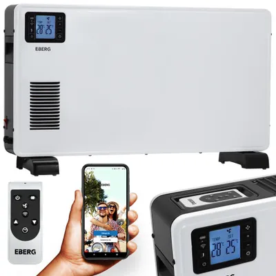 Zdjęcie produktu dla EBERG CONVY Grzejnik konwektorowy 2300 W pilot Wi-Fi LCD