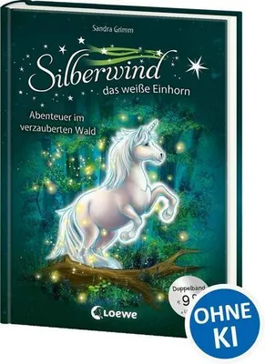 Image de Silberwind, das weiße Einhorn (Band 5-6) - Abenteuer im verzauberten Wald